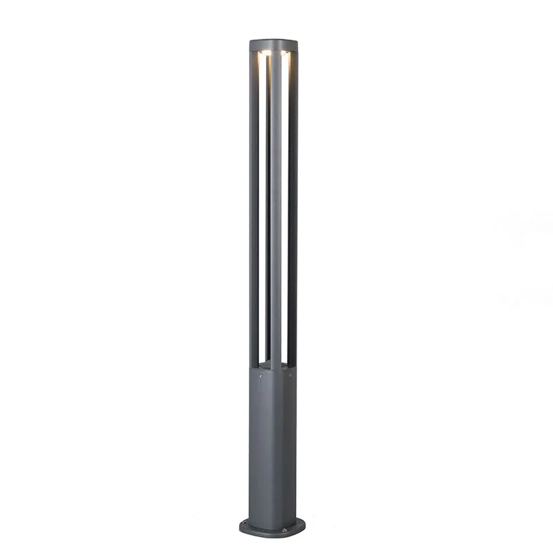 Palo da giardino 'Kalahari 80' moderno grigio/plastica - include LED / esterno