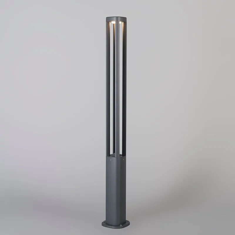 Palo da giardino 'Kalahari 80' moderno grigio/plastica - include LED / esterno