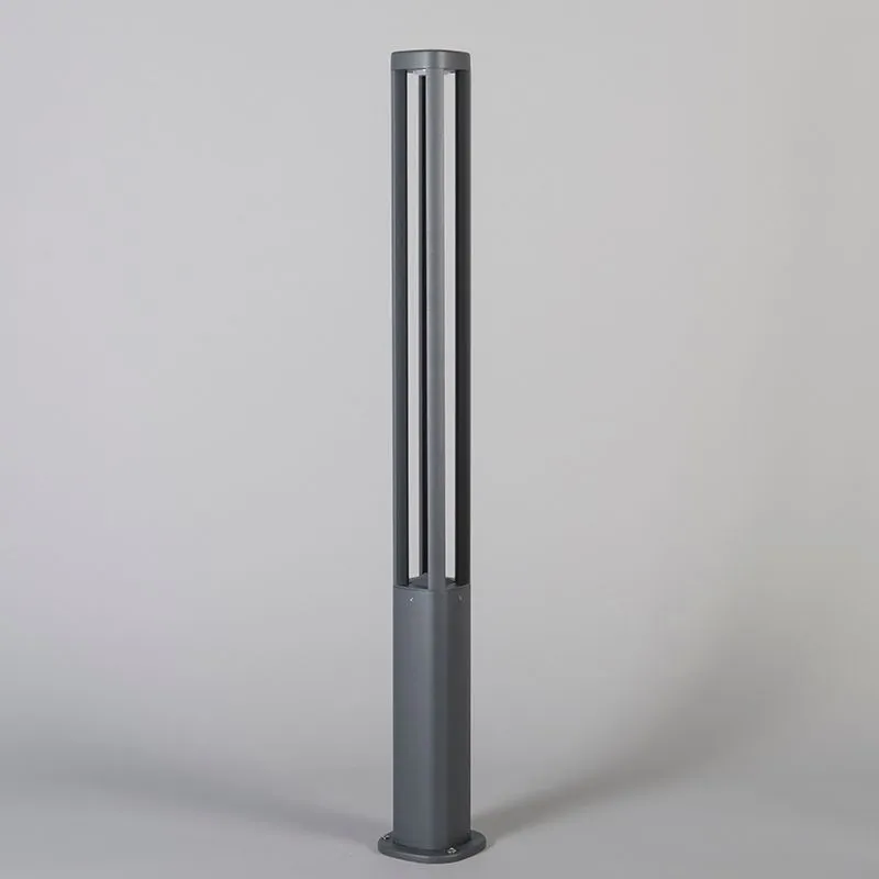 Palo da giardino 'Kalahari 80' moderno grigio/plastica - include LED / esterno