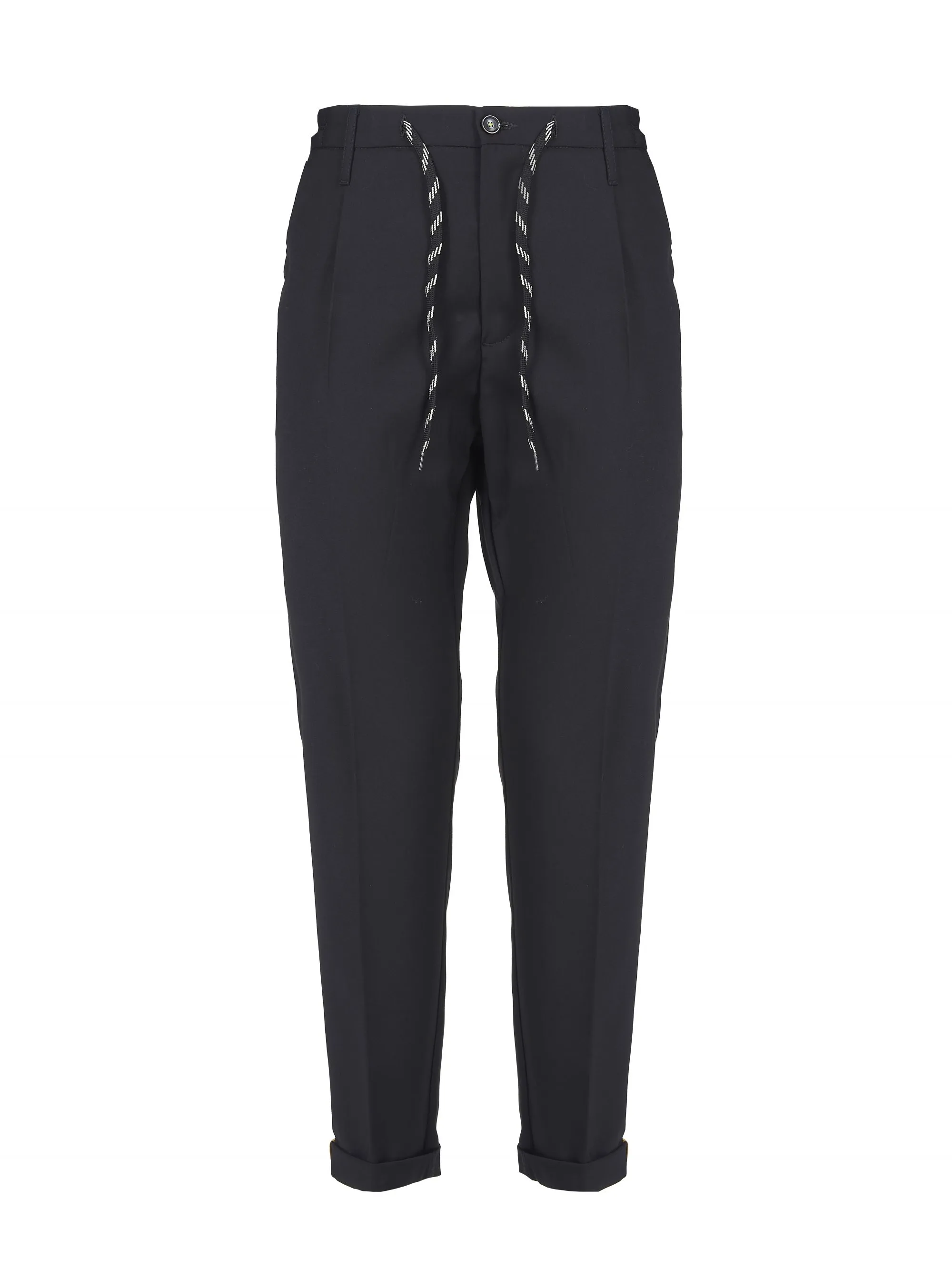 PANTALONE NERO CON COULISSE REGOLABILE