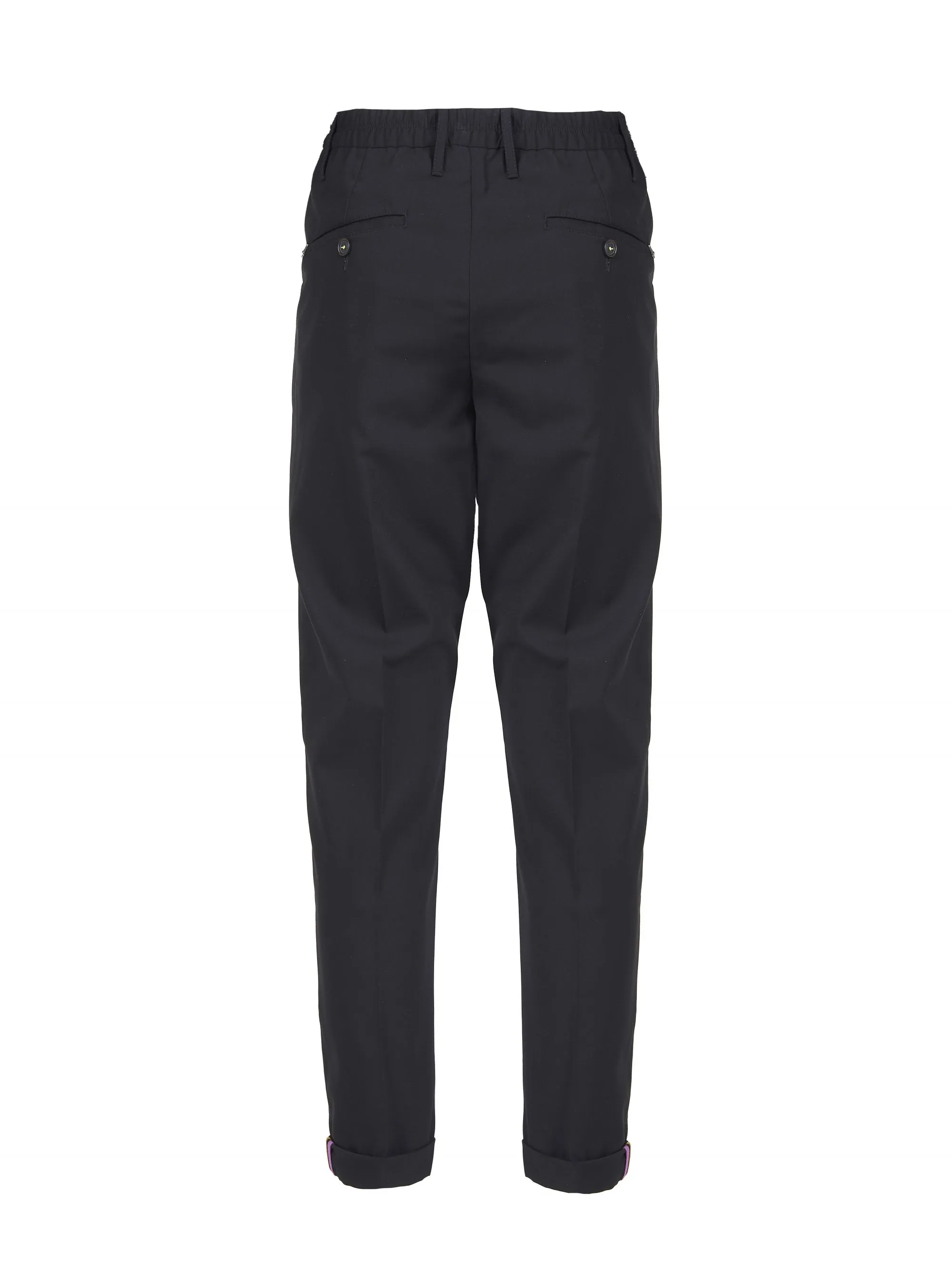 PANTALONE NERO CON COULISSE REGOLABILE