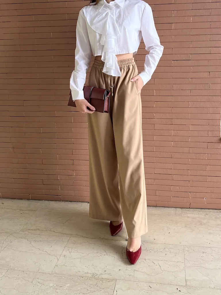 Pantalone palazzo con coulisse – Vicolo
