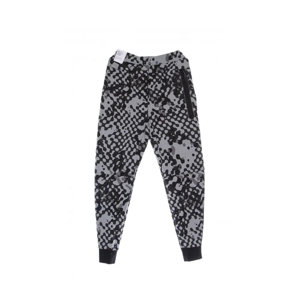 pantalone tuta leggero uomo tech fleece jogger react DK SMOKE GREY/BLACK/BLACK