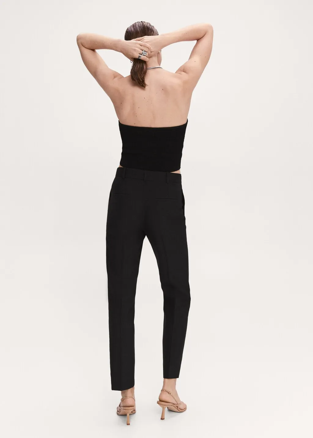 Pantaloni dettaglio satin