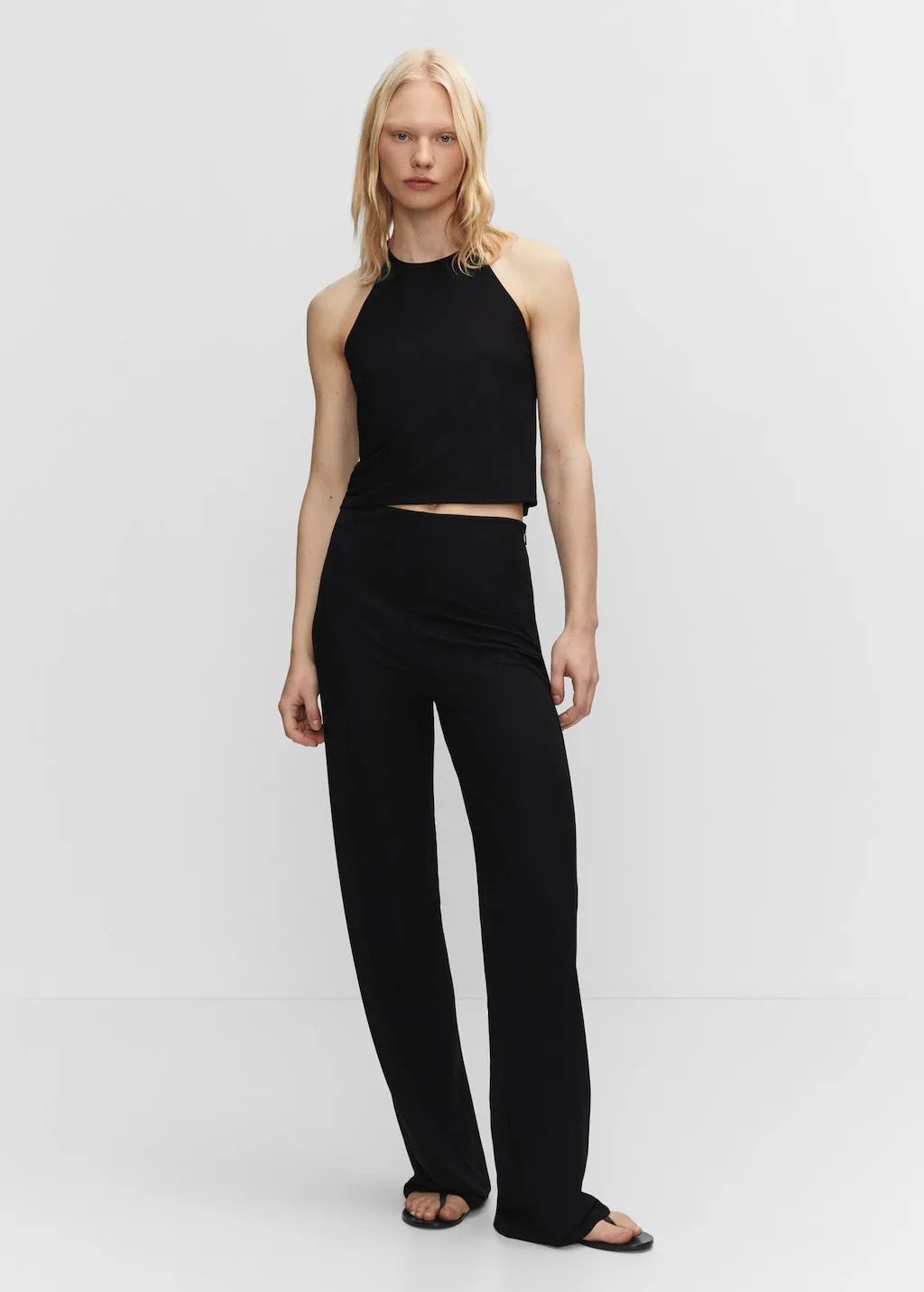 Pantaloni maglia wideleg