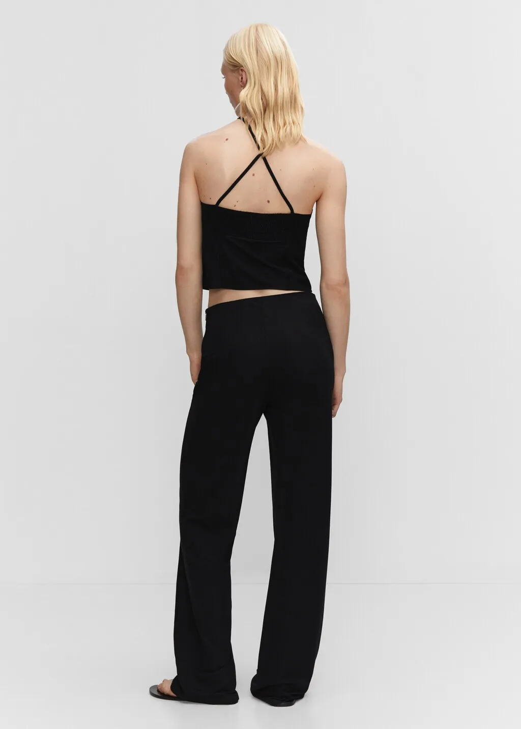 Pantaloni maglia wideleg