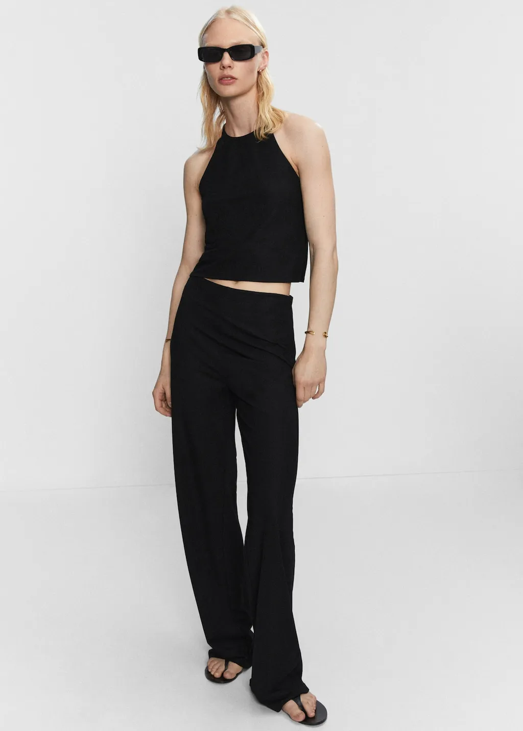 Pantaloni maglia wideleg