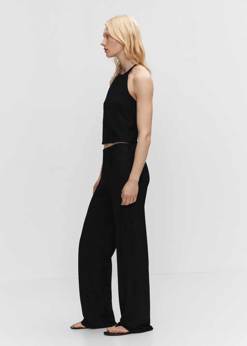 Pantaloni maglia wideleg