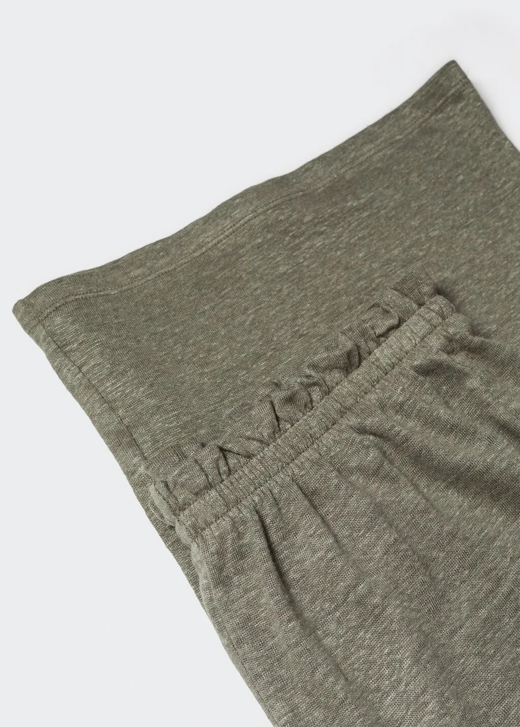 Pantaloni wideleg 100% lino