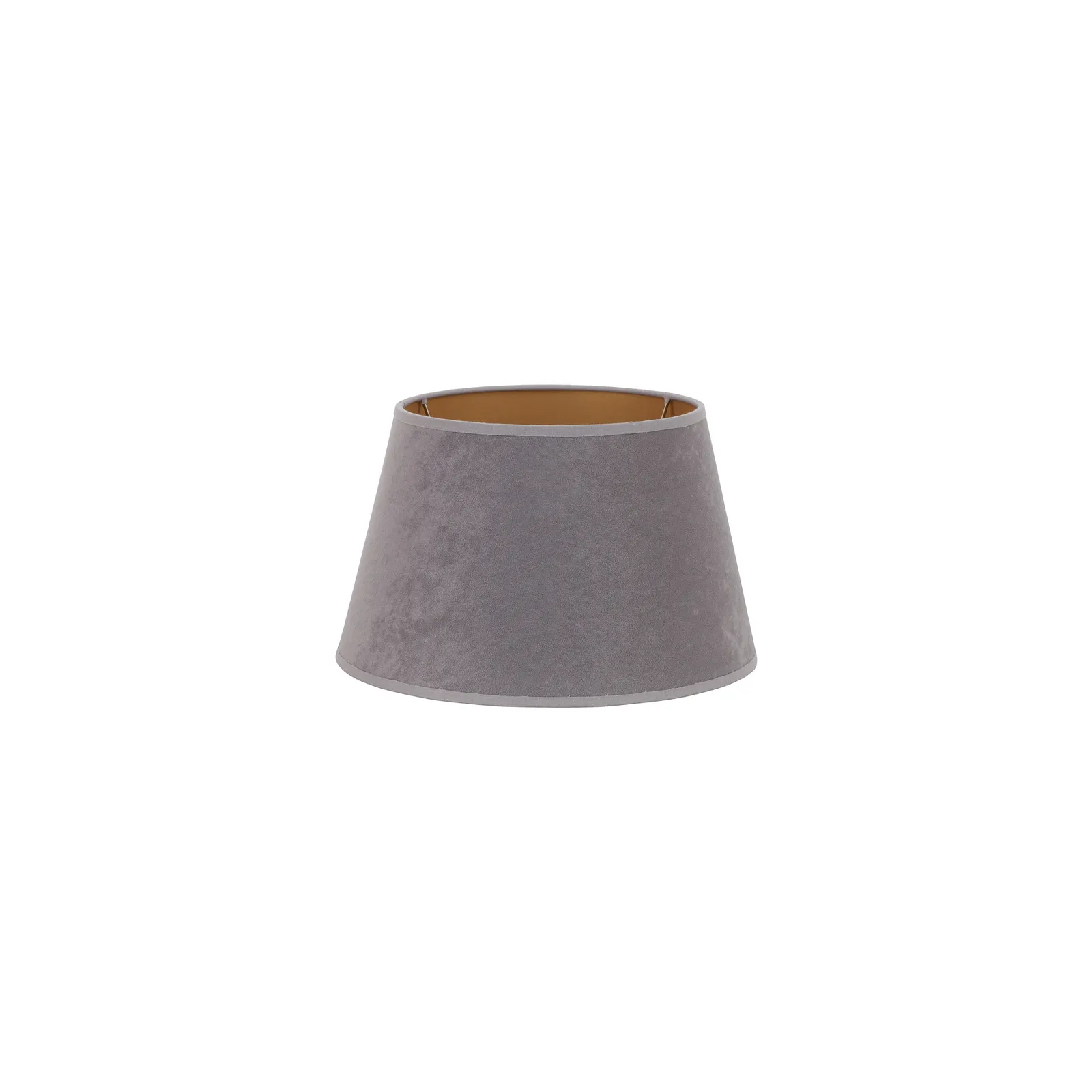 Paralume Cone altezza 18 cm, grigio/oro