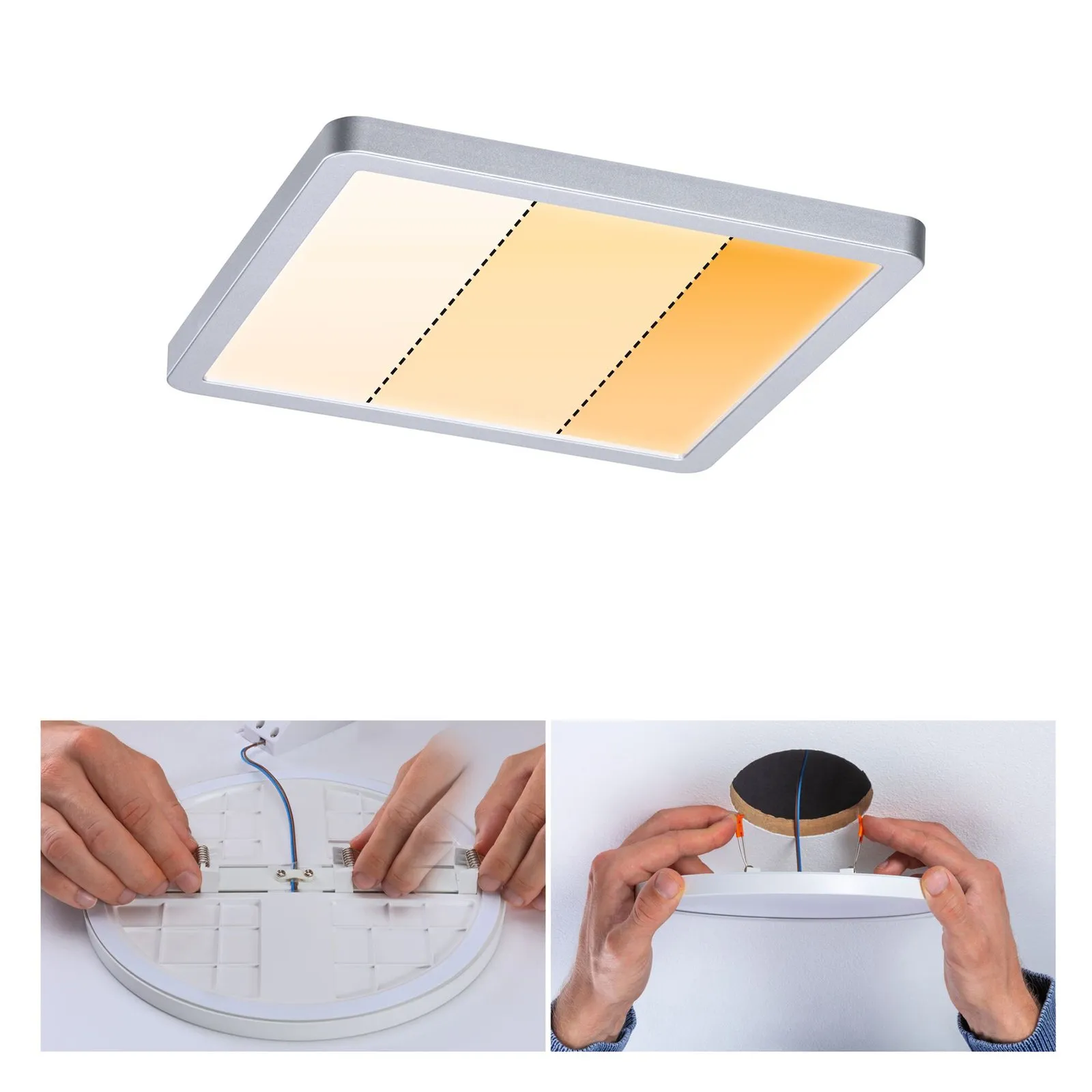 Paulmann Areo Panel dimtowarm angolare crom 17,5cm