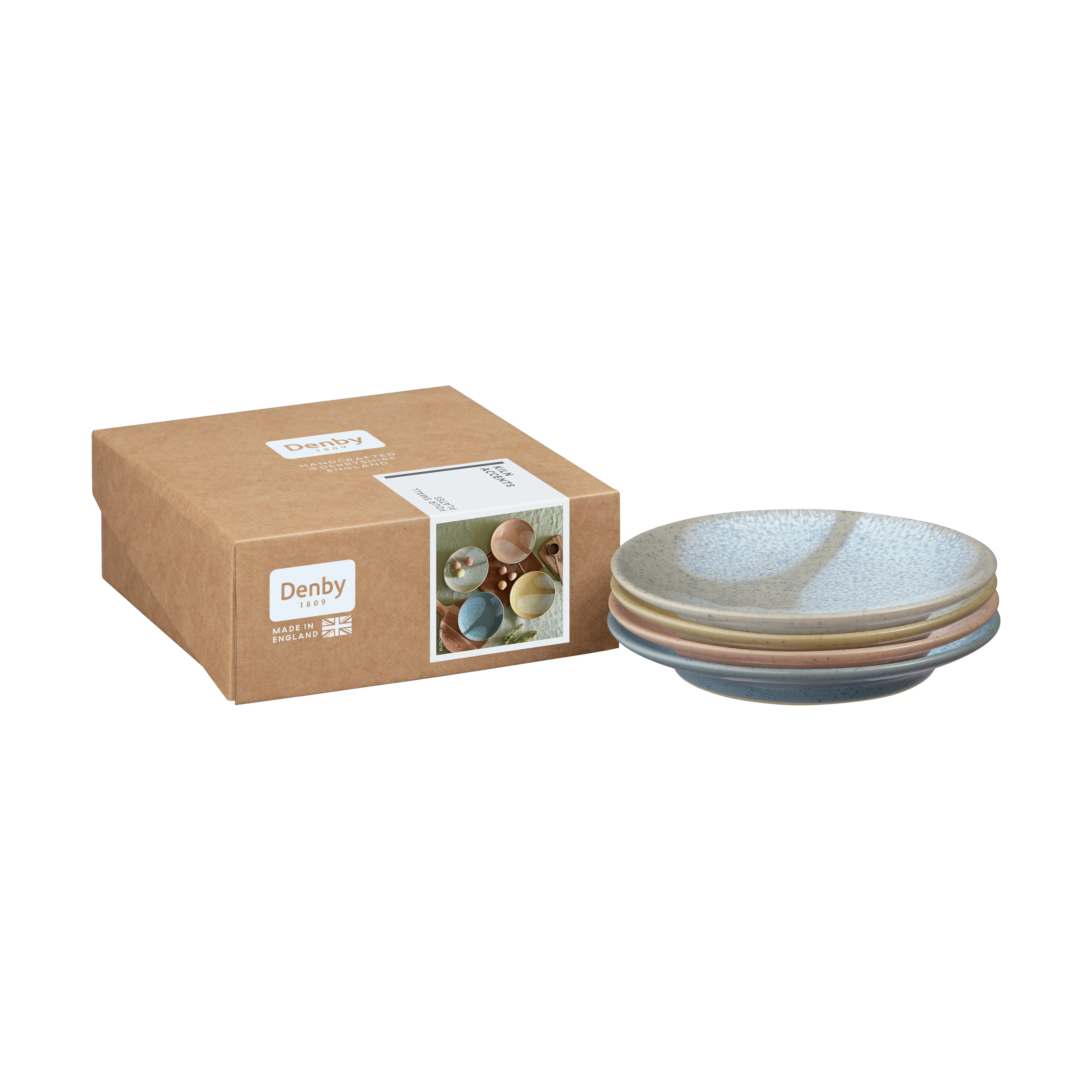 Piatto Kiln Accents Ø17 cm confezione da 4 .jn{font-size:18px}Multi