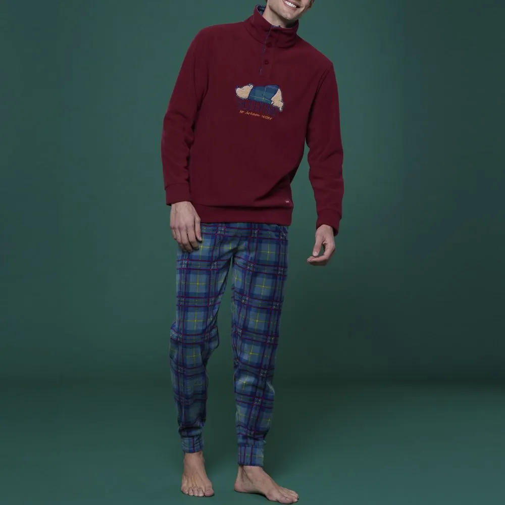 pigiama da ragazzo sleepy fl394 micropile noi di notte 