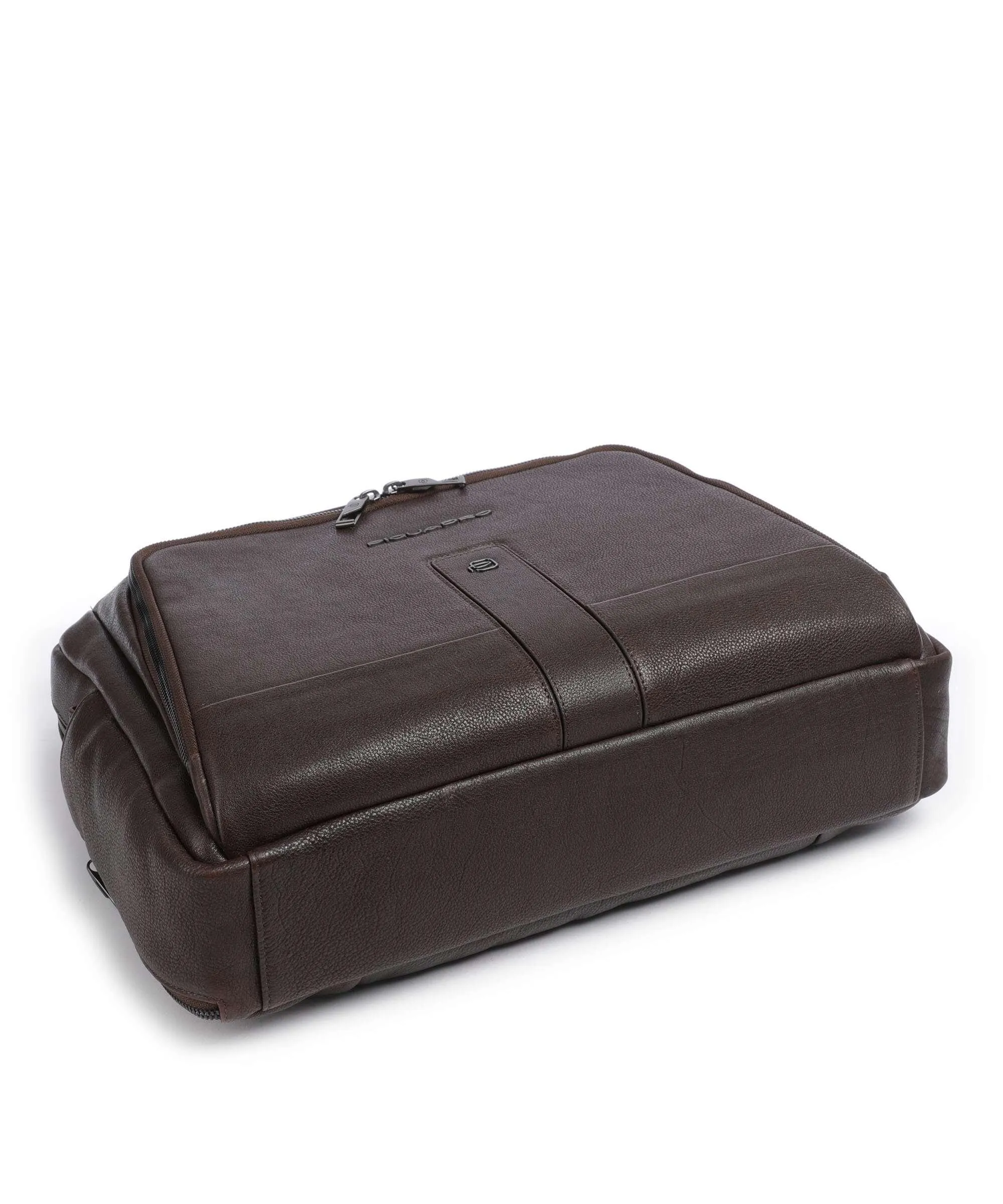  Piquadro Carl 13 Cartella 14″ pelle di vacchetta grana marrone scuro  