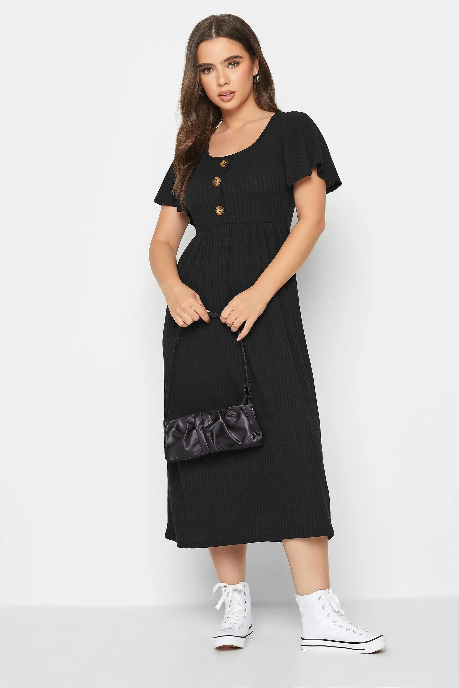 PixieGirl Petite - Abito midi con bottoni