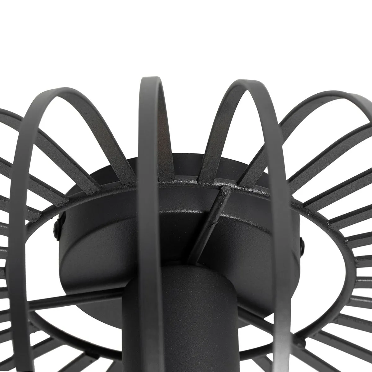 Plafoniera intelligente nera 39 cm con Wifi G95 - Johanna