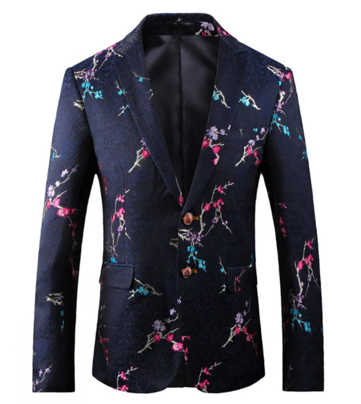 Plyesxale Blazer Giallo Nero Uomo Slim Fit Ricamo Floreale Giacca Blazer Collo a Scialle Abito Casual Mens Prom Blazer Q