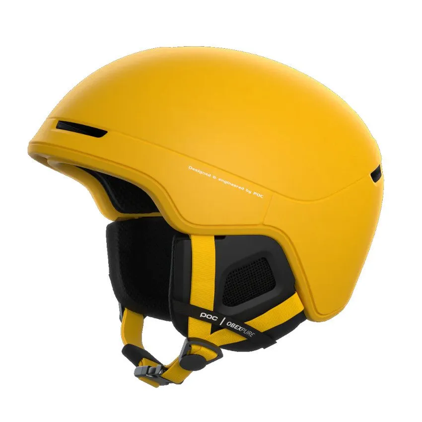 POC OBEX PURE Sulphite Yellow Mat casco sci freeride unisex