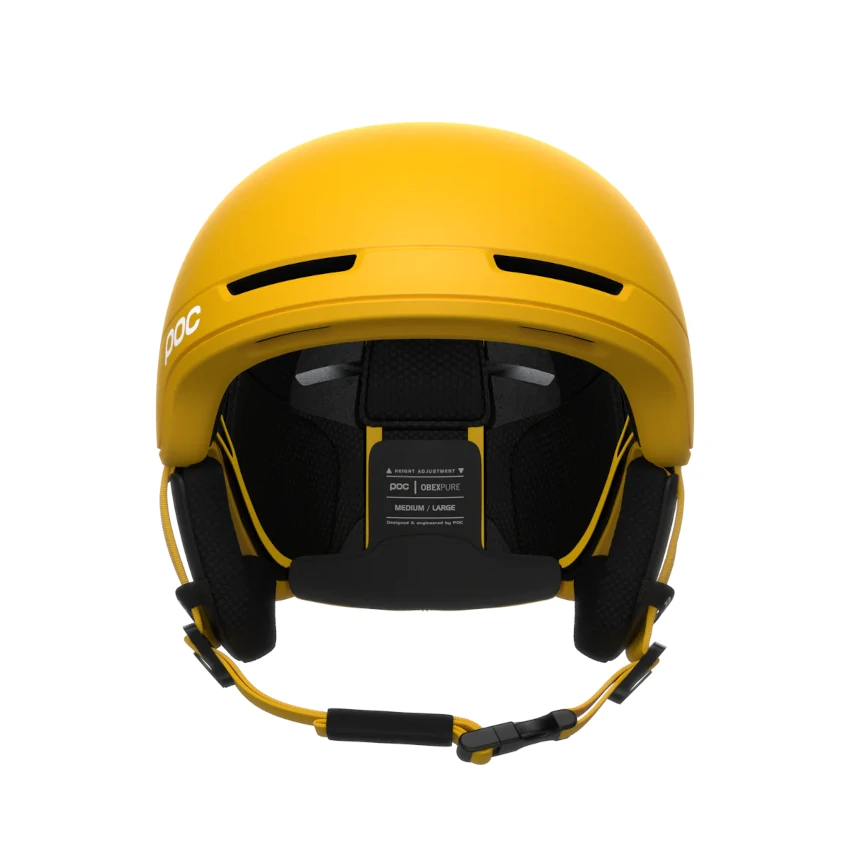 POC OBEX PURE Sulphite Yellow Mat casco sci freeride unisex