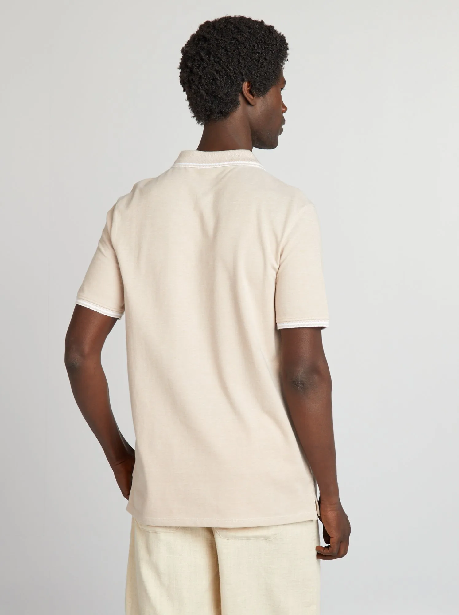 Polo a maniche corte Regular fit - BEIGE