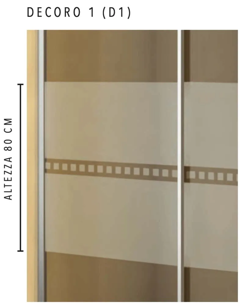 Porta battente doccia 1 anta Bild L77/83xH190 cm bianco decoro 1