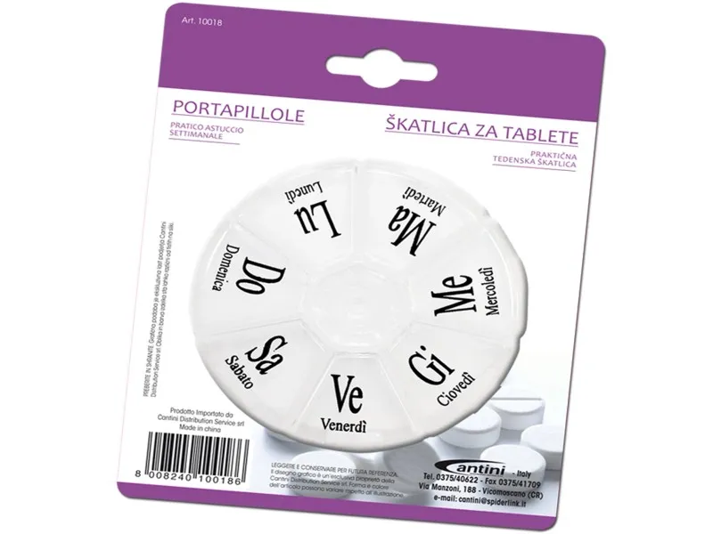Portapillole settimanale
