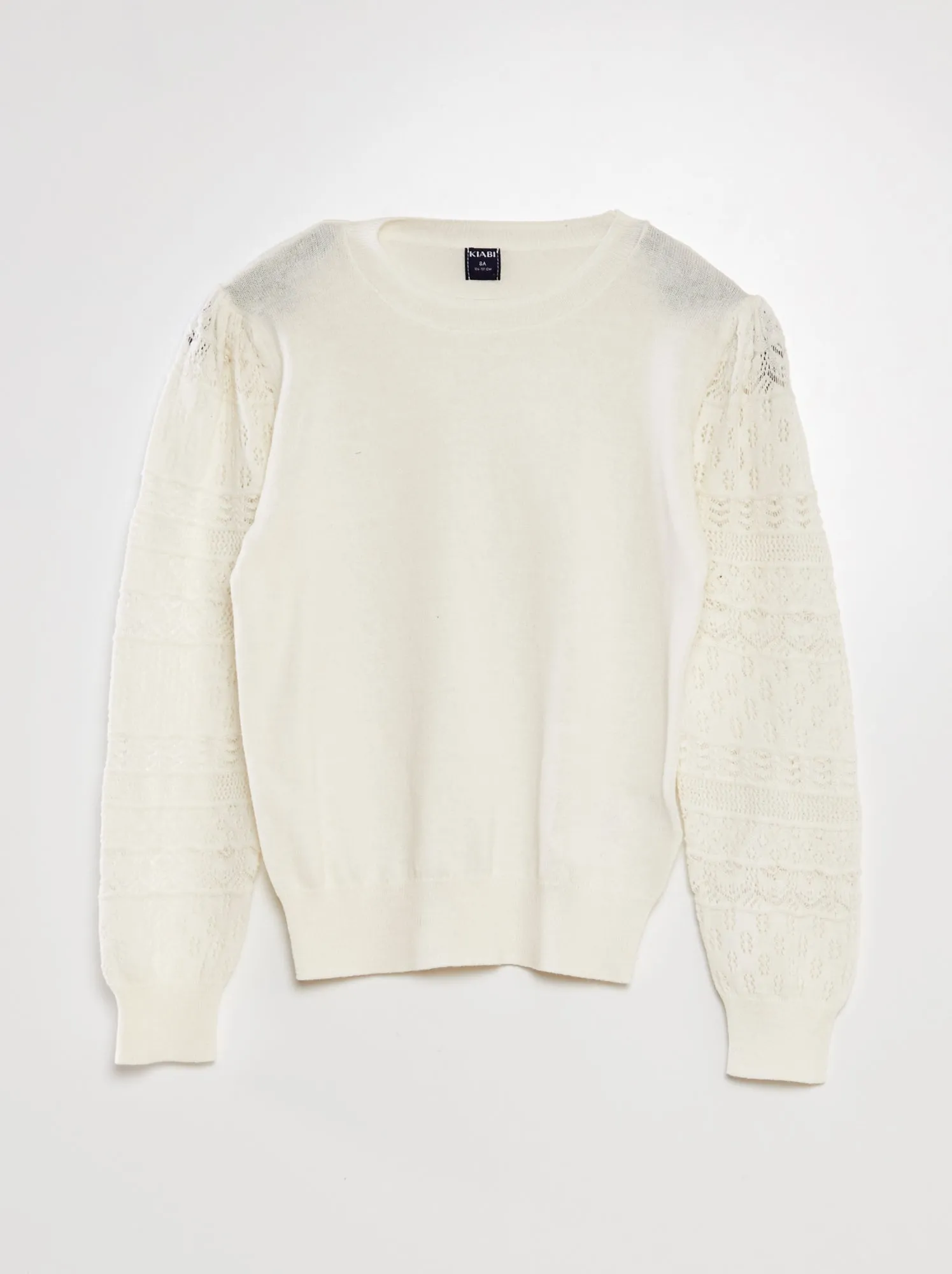 Pullover a maglia fine - BIANCO