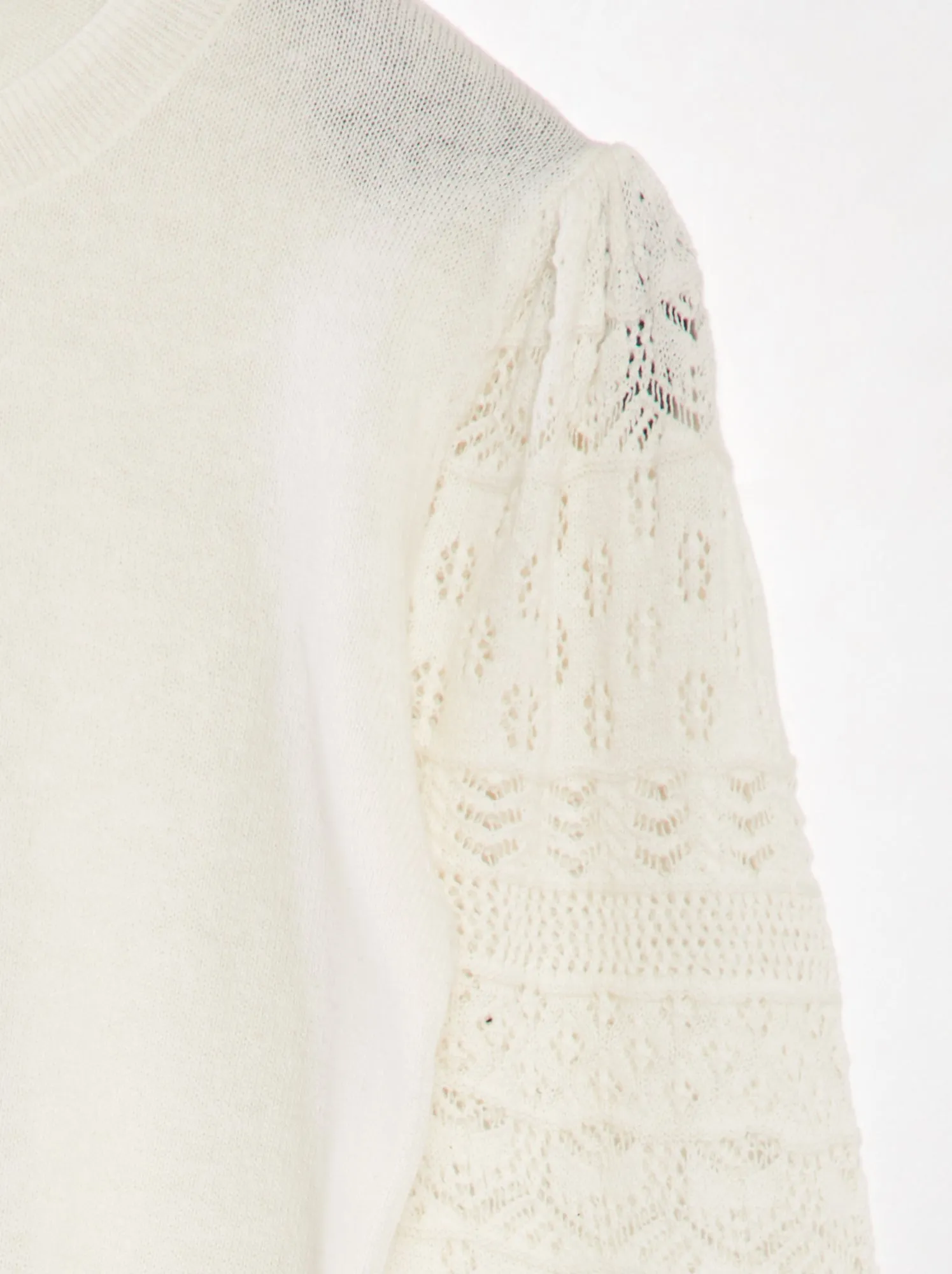 Pullover a maglia fine - BIANCO