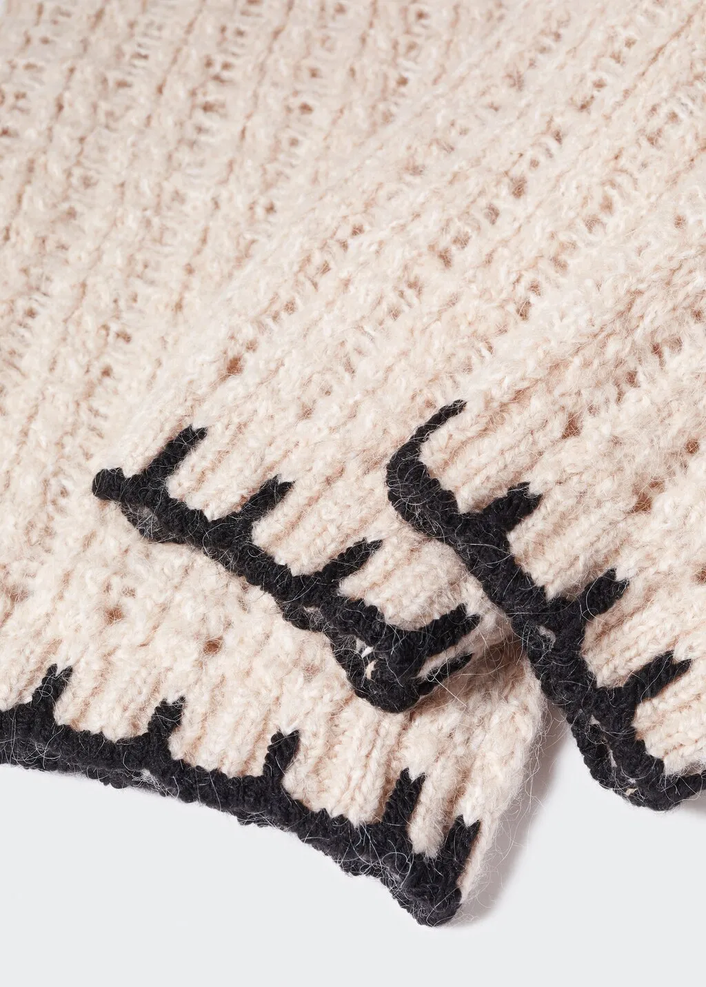 Pullover bordi contrasto