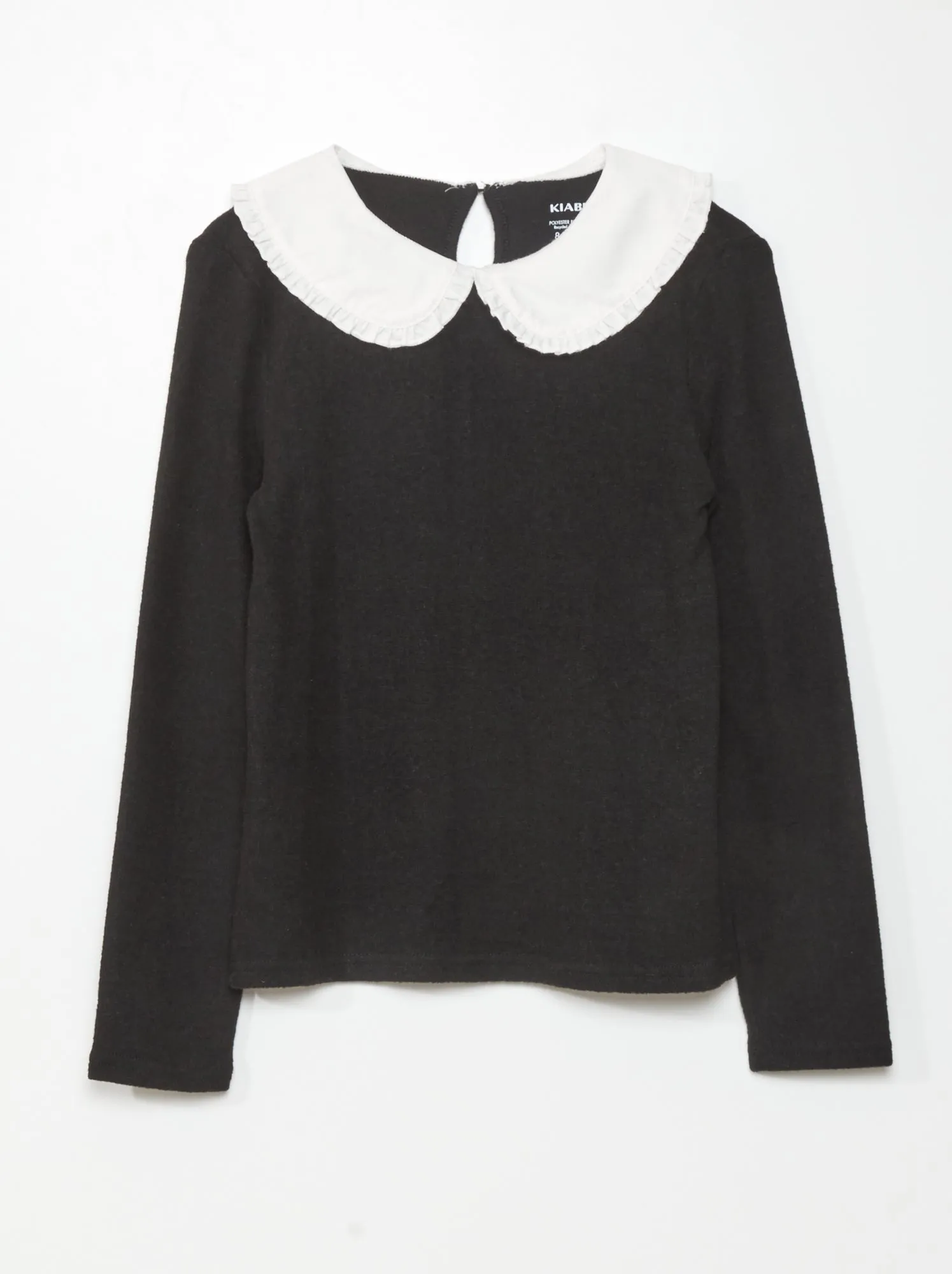Pullover in maglia soffice - nero
