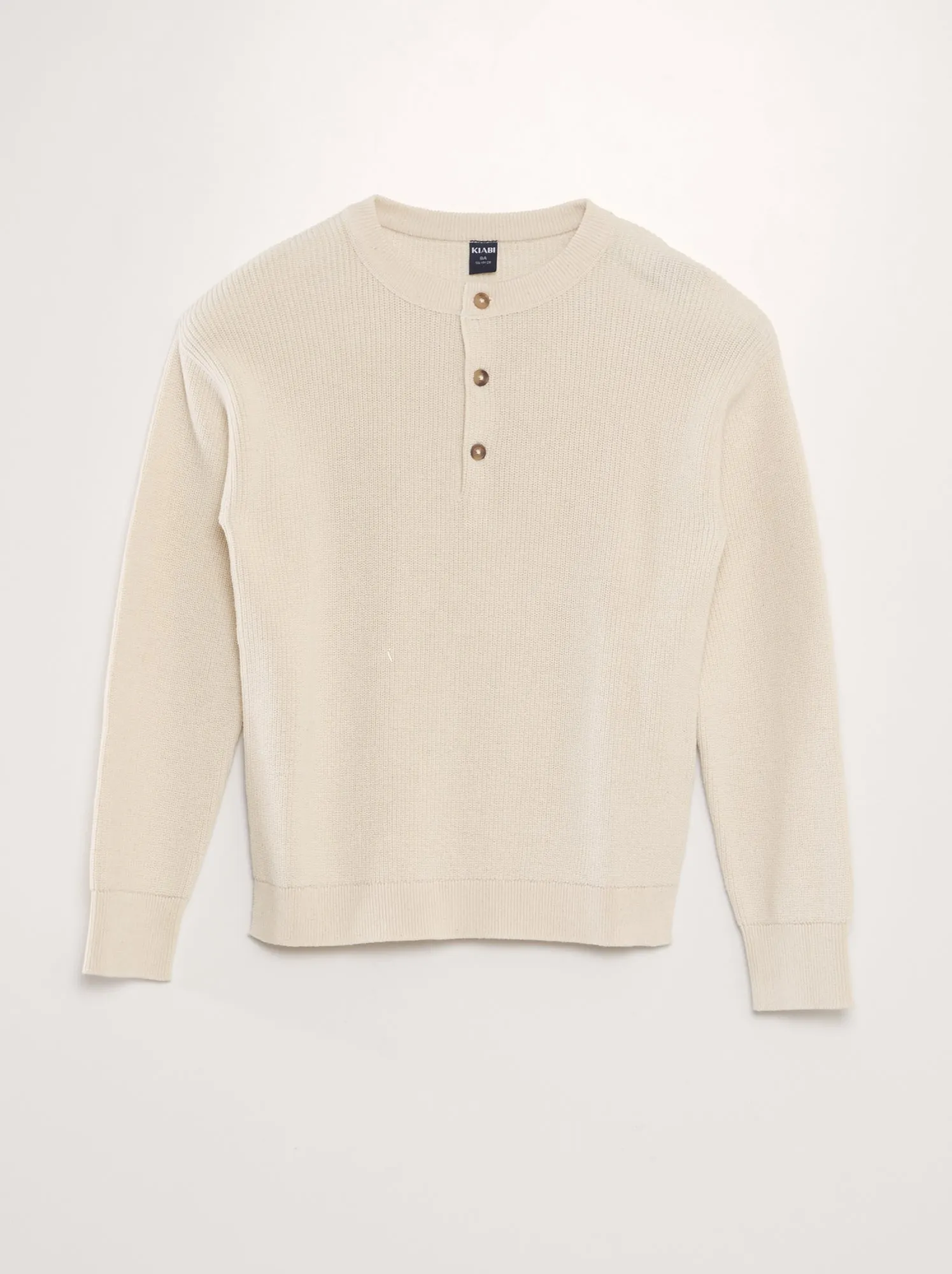 Pullover in maglina - BEIGE