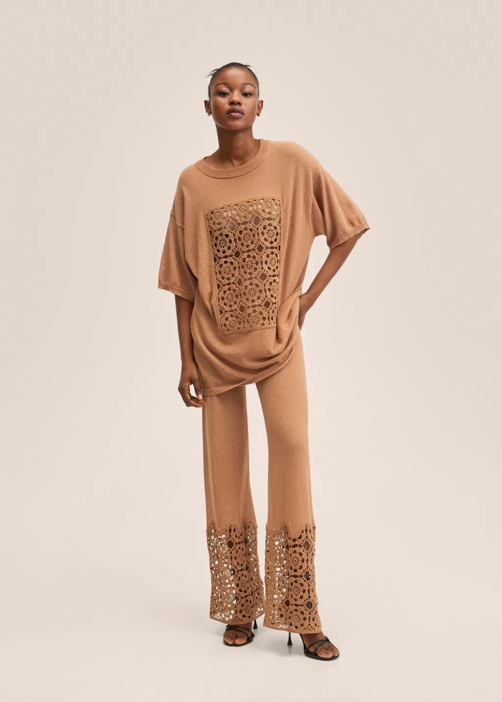Pullover inserto crochet