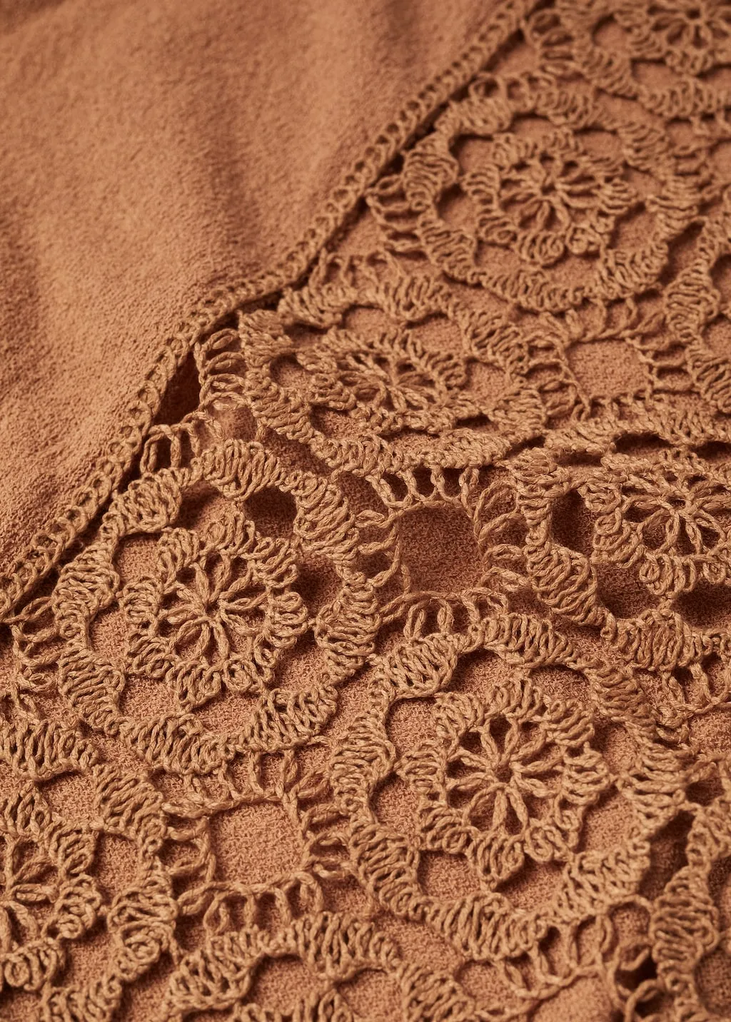 Pullover inserto crochet