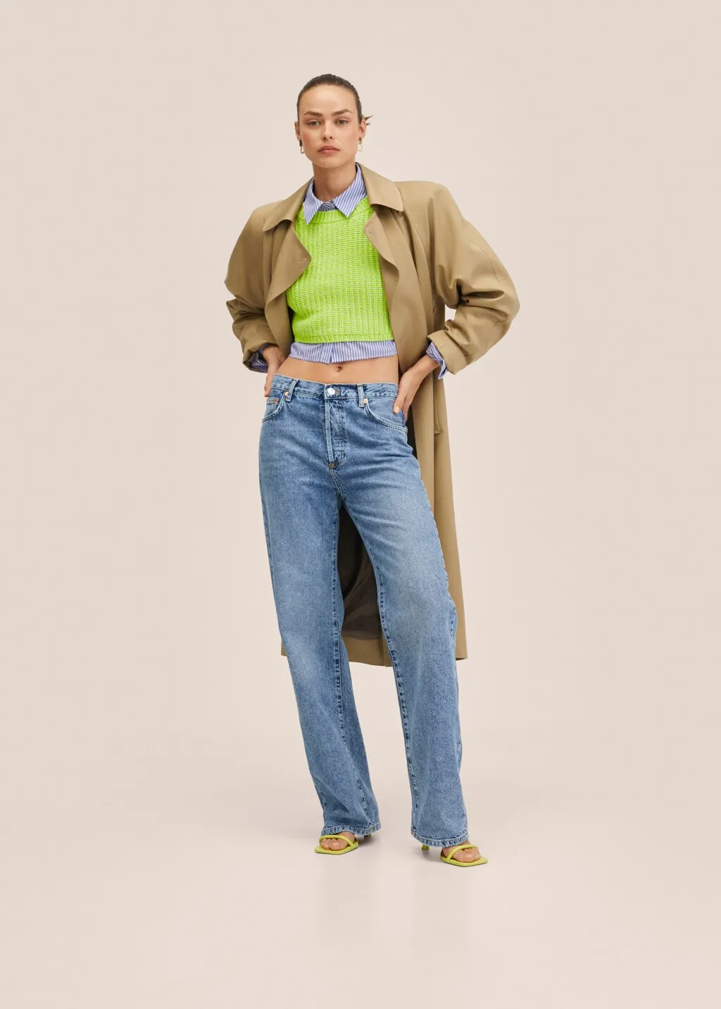 Pullover maglia crop