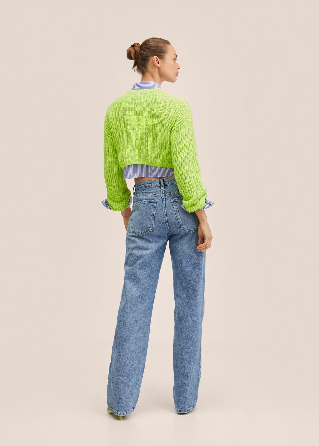Pullover maglia crop