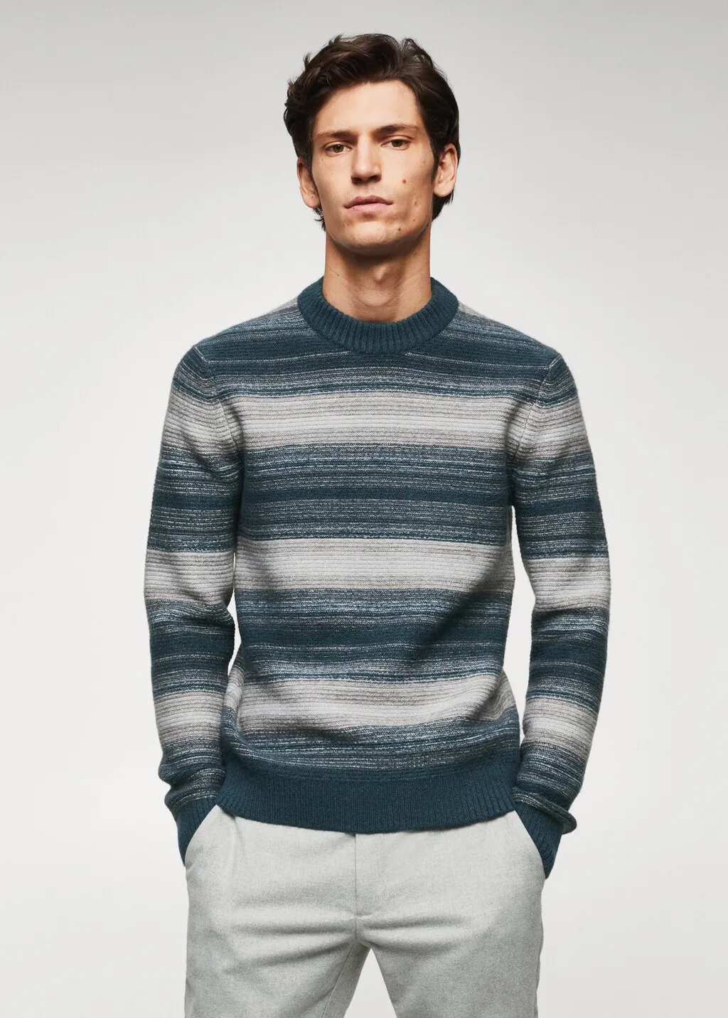 Pullover sfumato texture