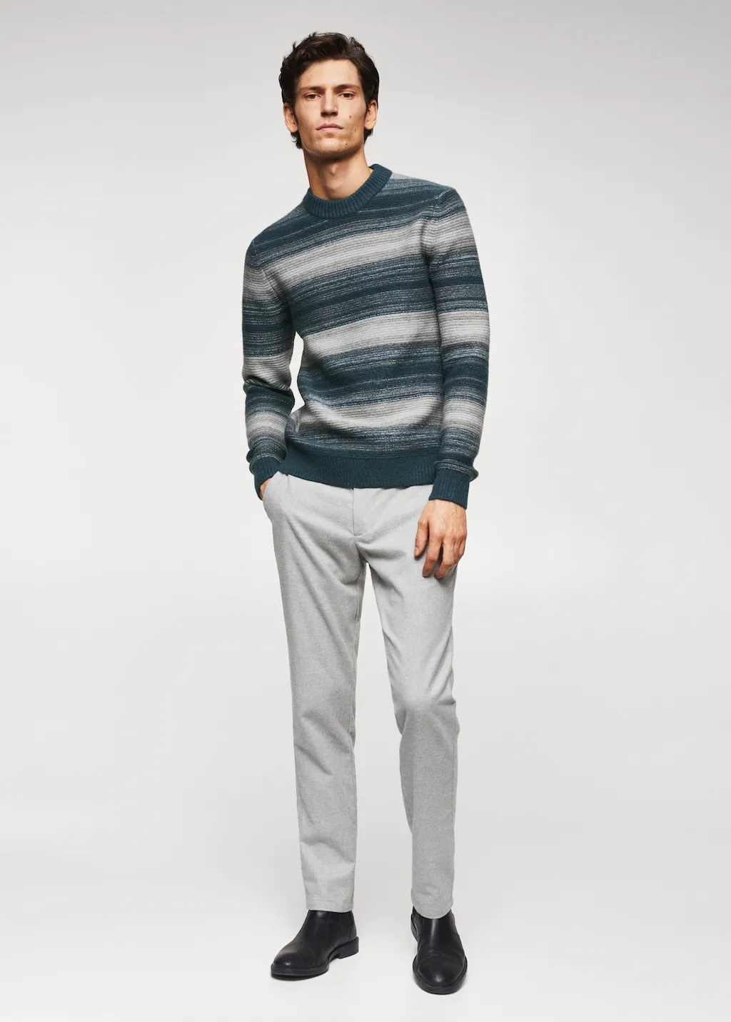 Pullover sfumato texture