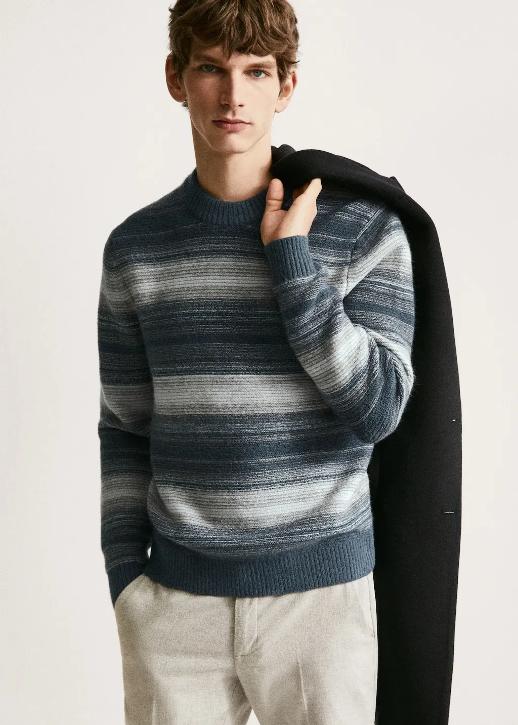 Pullover sfumato texture