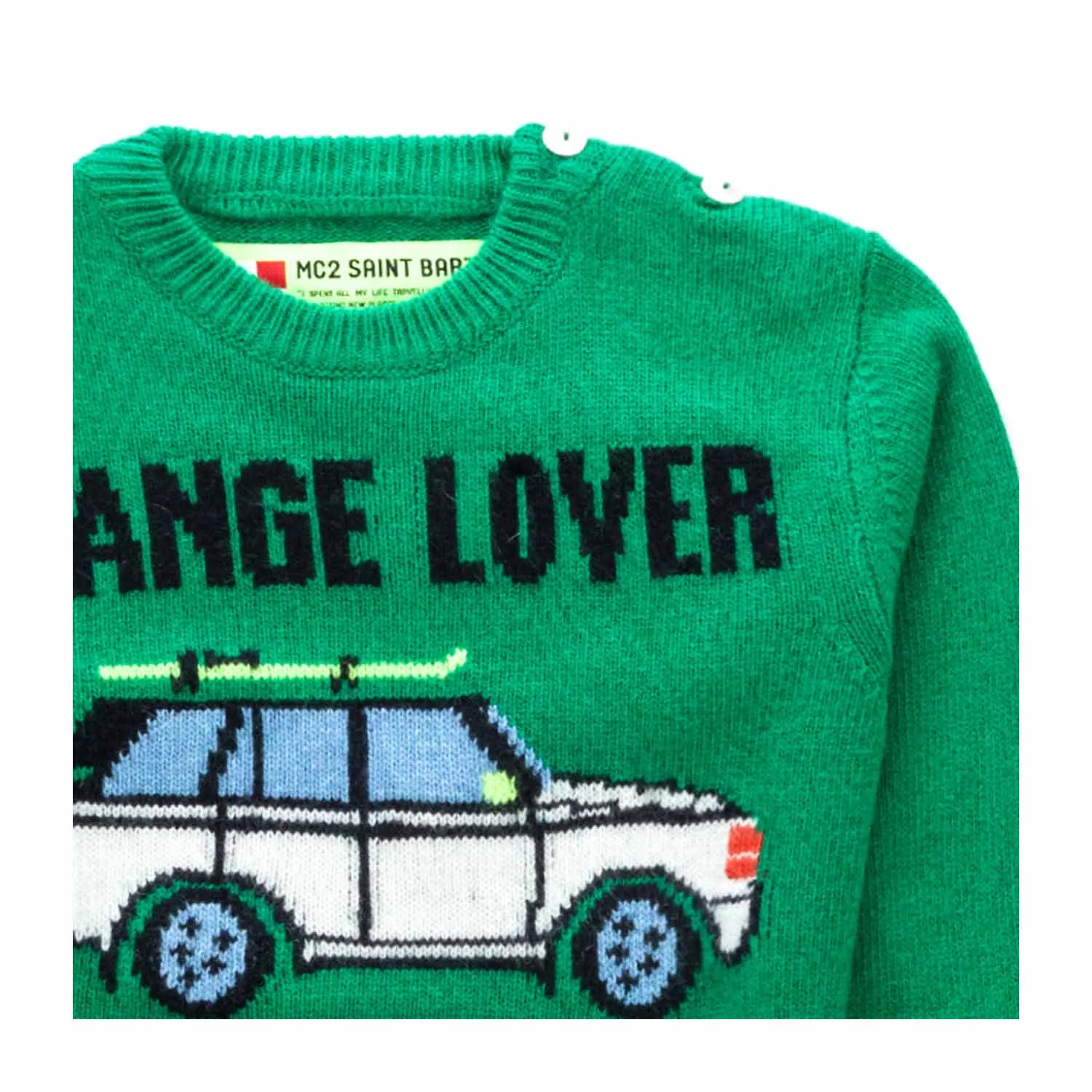 Pullover Verde Bambino