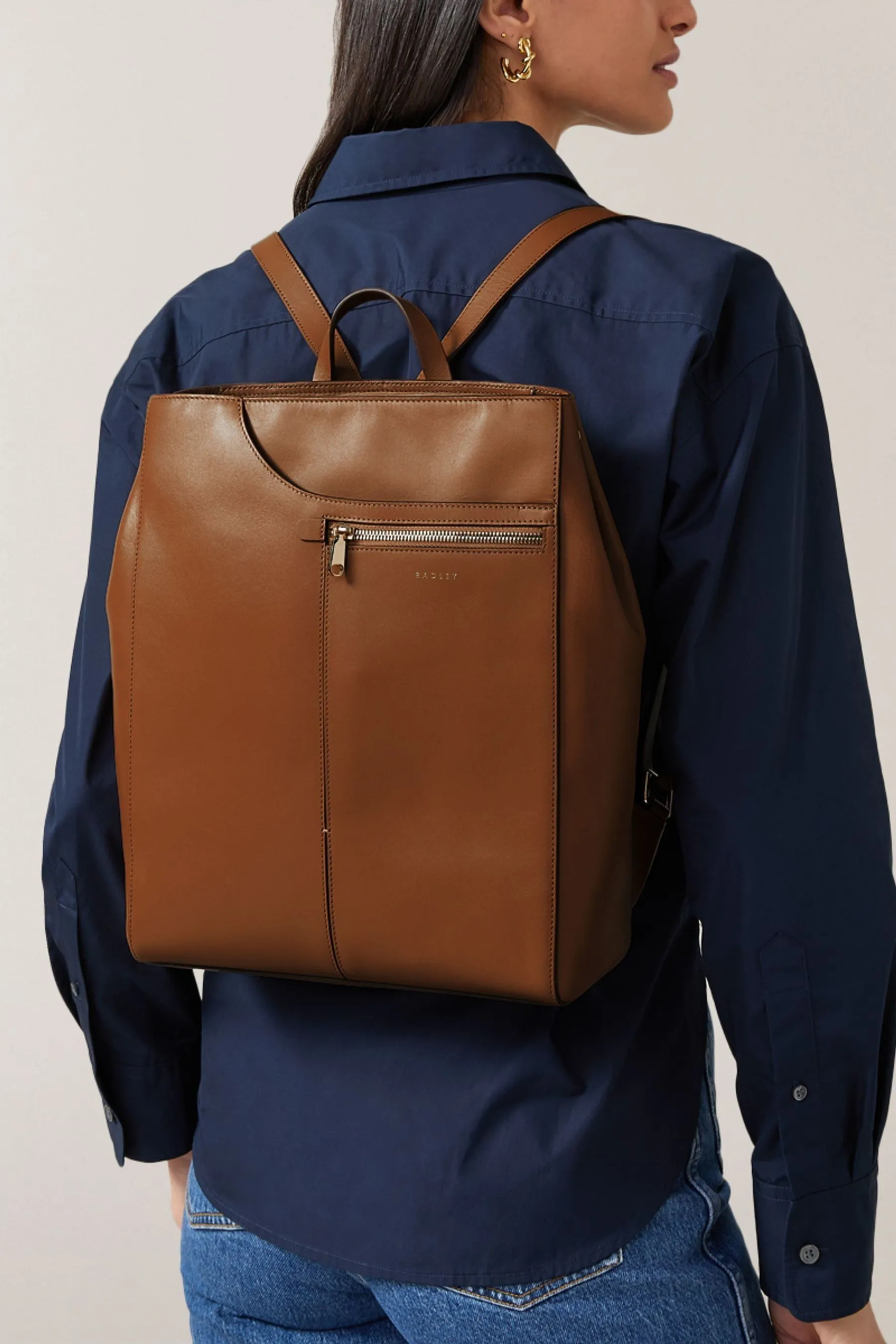 Radley London Medium Pockets Icon Zip Top Backpack    