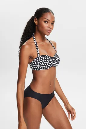 Reggiseno imbottito a fascia con allacciatura al collo rimovibile