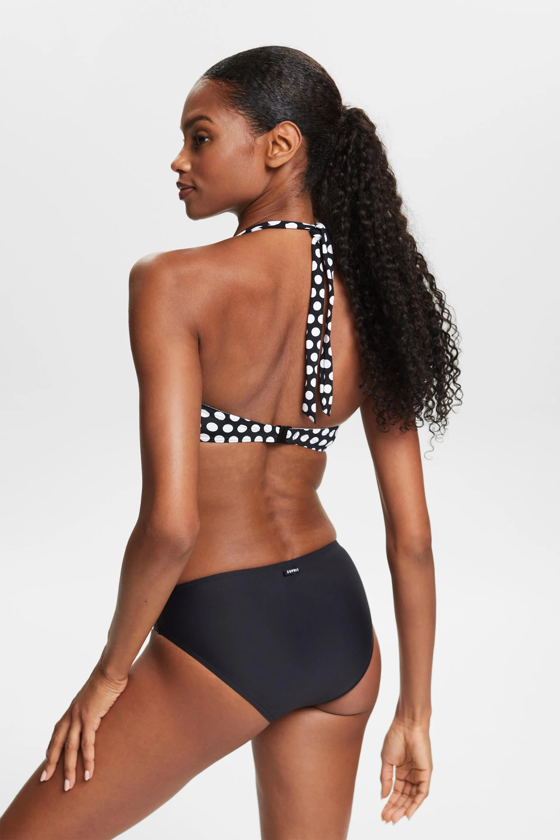 Reggiseno imbottito a fascia con allacciatura al collo rimovibile