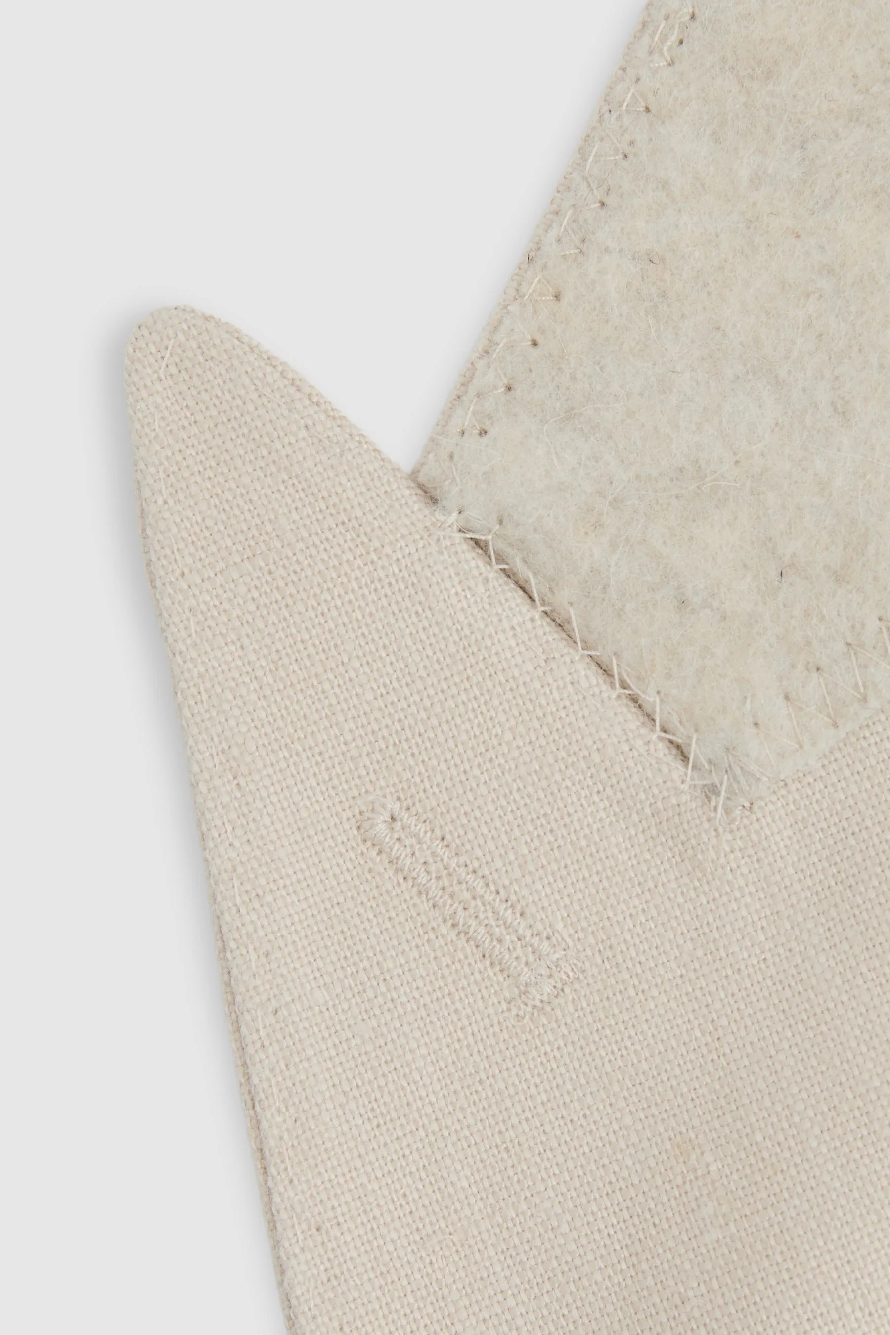 Reiss Halgas Linen Double Breasted Modern Fit Blazer    