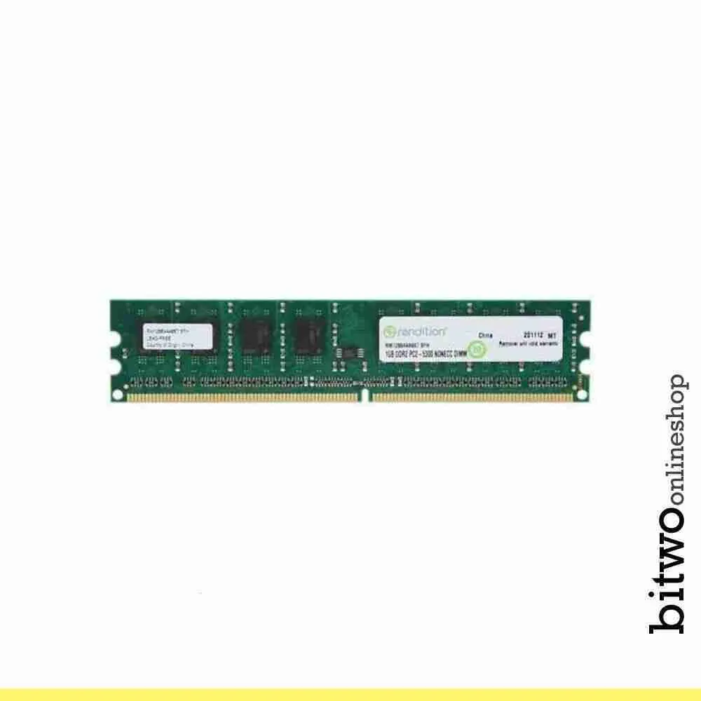 Rendition Memoria Ram 1Gb DDR2 PC2 667Mhz 5300 Per computer PC desktop fisso 