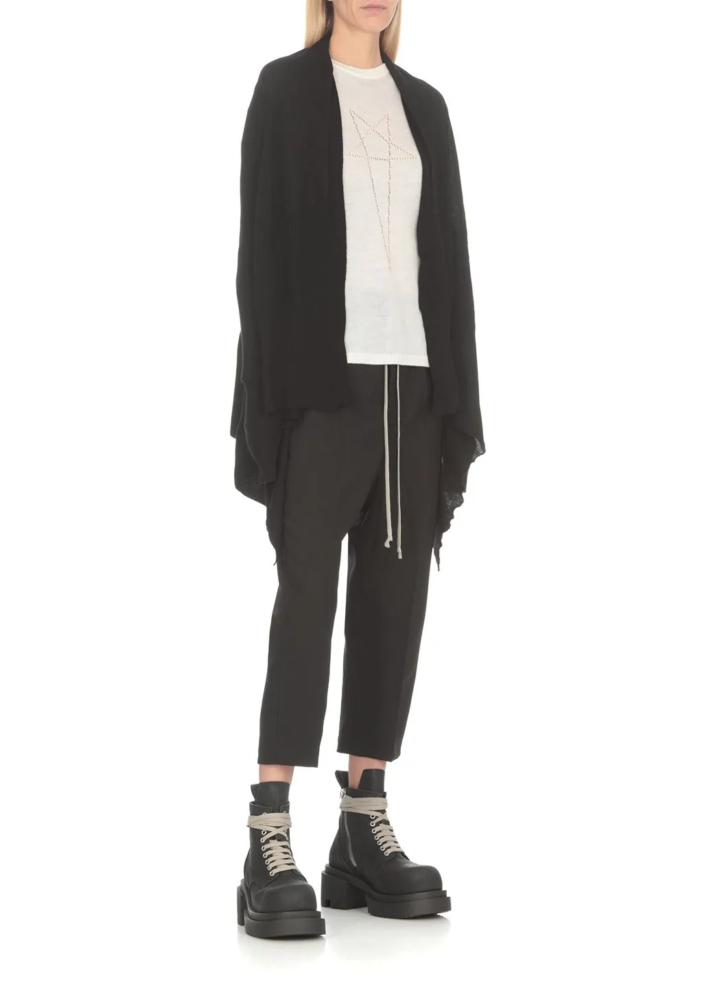     Rick Owens     Cardigan di maglia cashmere     