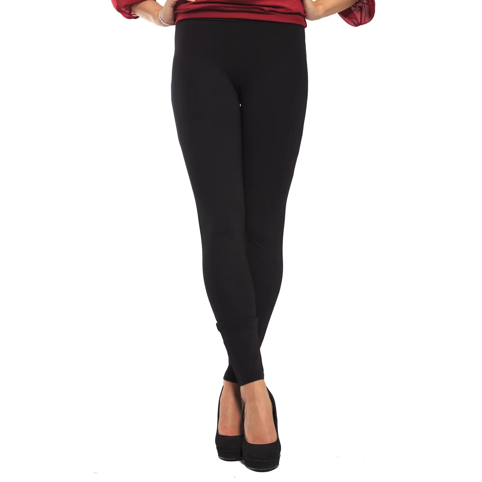 RINASCIMENTO Pantalone leggings slim fit NERO Art. CFC0069513003