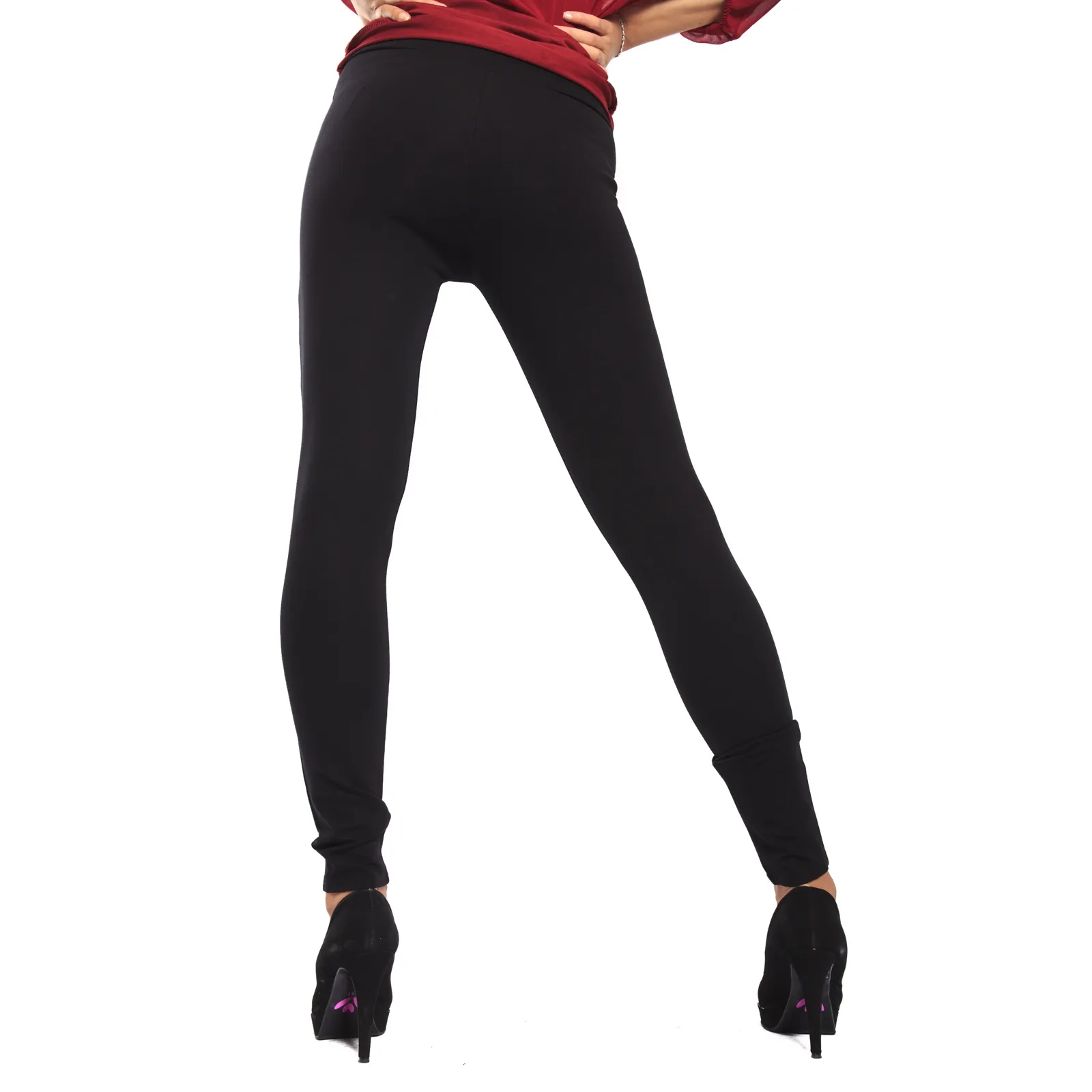 RINASCIMENTO Pantalone leggings slim fit NERO Art. CFC0069513003