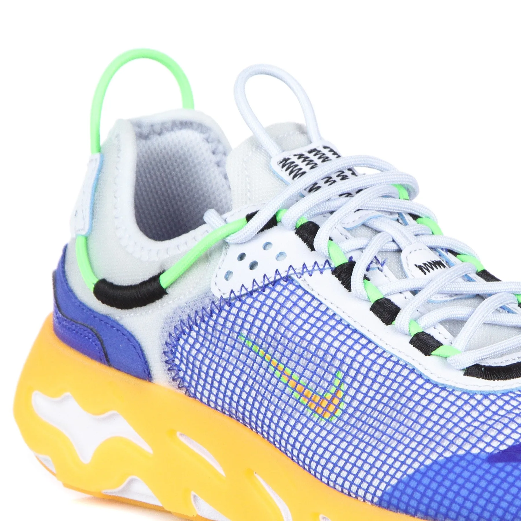 Scarpa Bassa Uomo React Live Premium Football Grey/laser Orange/hyper Royal