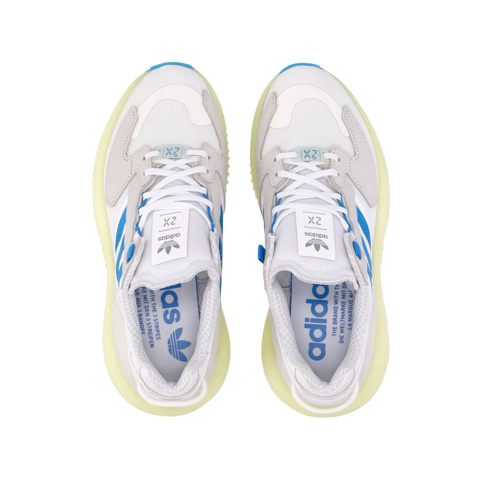 Scarpa Bassa Uomo Zx 5k Boost Cloud White/blue Rush/off White