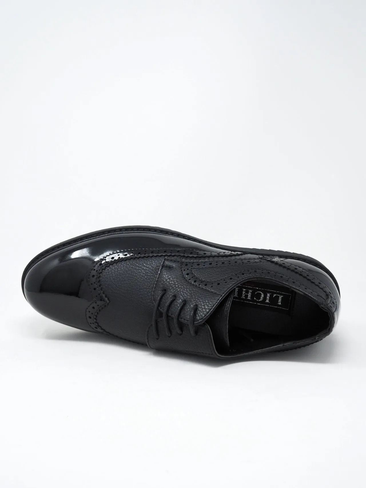 Scarpe eleganti bi-material da uomo